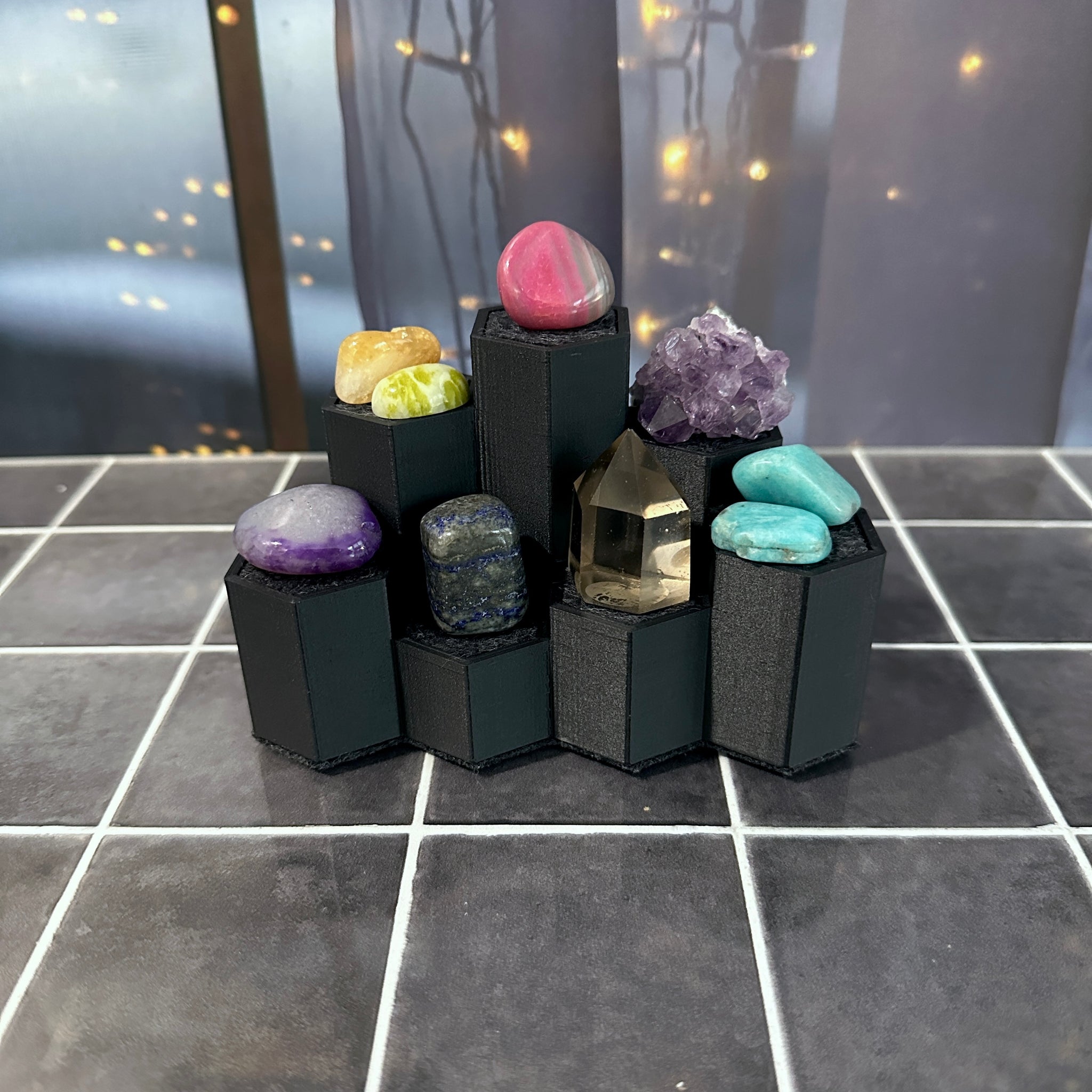 You Choose the Colors - Crystal Display Pedestal Stand 7 Small