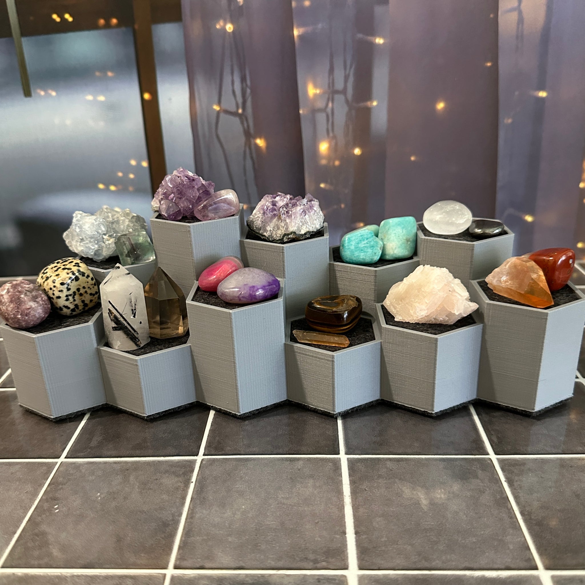 You Choose the Colors - 11 Medium Crystal Pedestal Display Stand  display picture 1